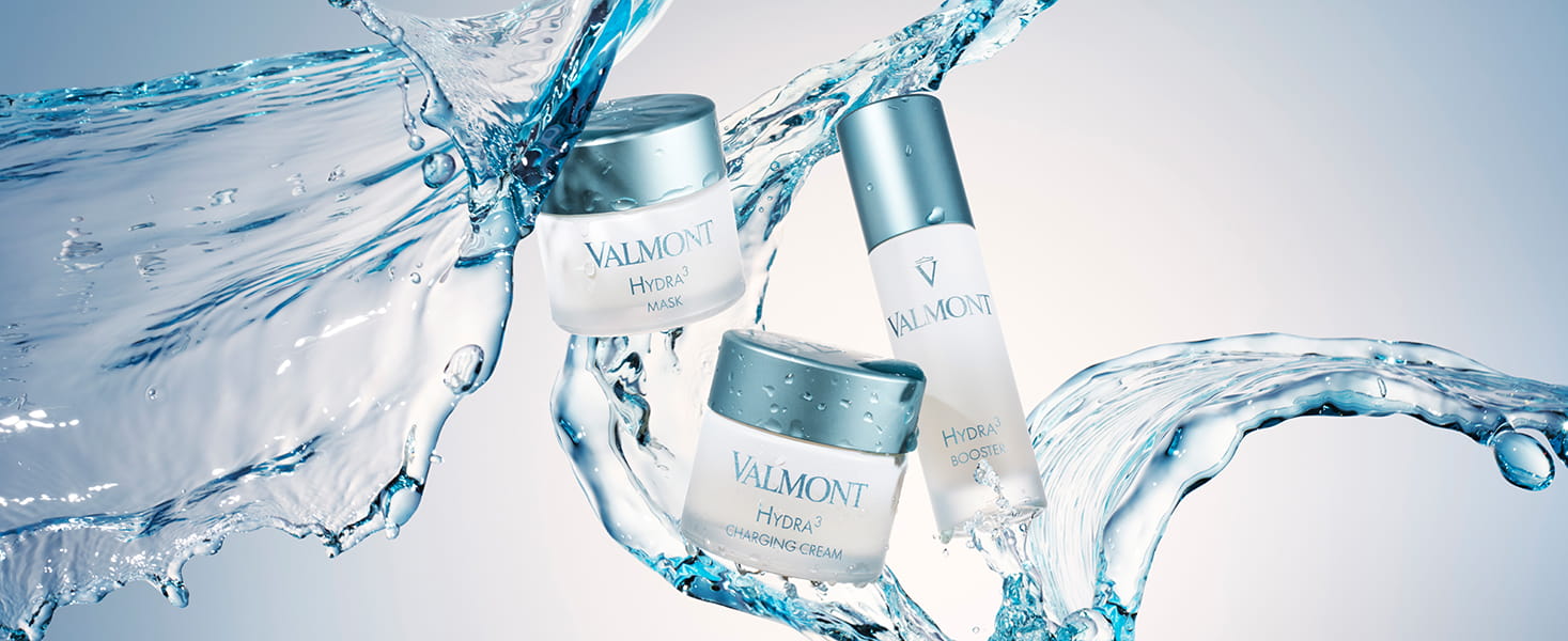 hydration landing banner desktop - Valmont Unveils HYDRA3, TIME MASTER XL and The Art of Longevity for a New Era of Advanced Skincare
