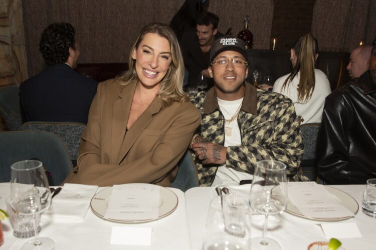 The dining room at Verde New York during the Haute Living cover dinner