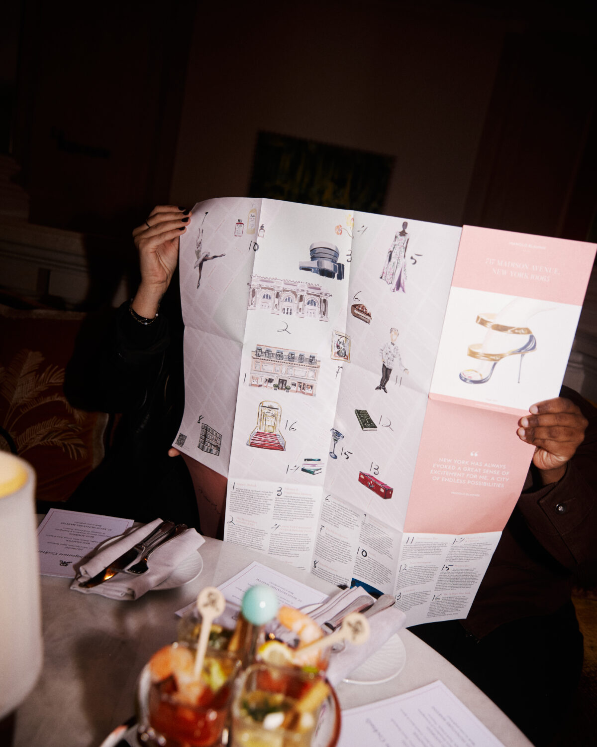 The Hautest Walking Tour: A Chic Ensemble Discovered Manolo Blahnik’s New York Map
