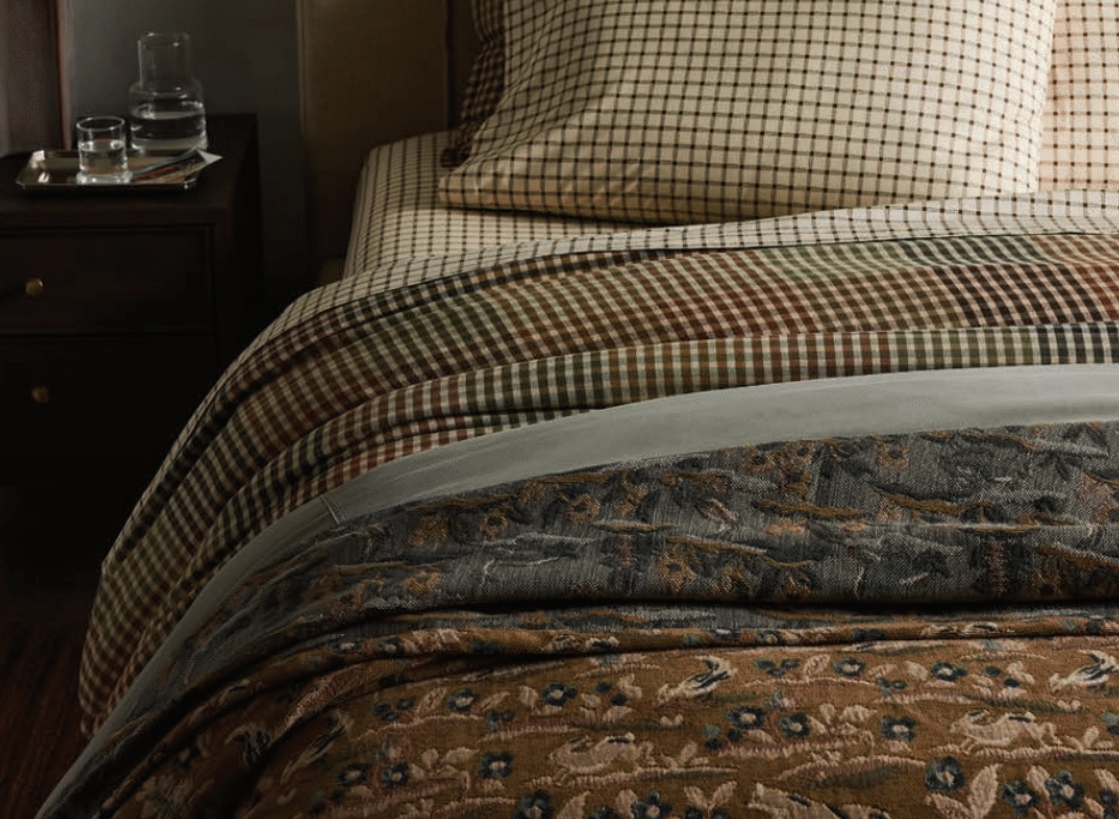 Forest Jacquard Tapestry Blanket 2 - A Very Lone Fox Holiday: Drew Scott Brings Vintage Charm to West Elm