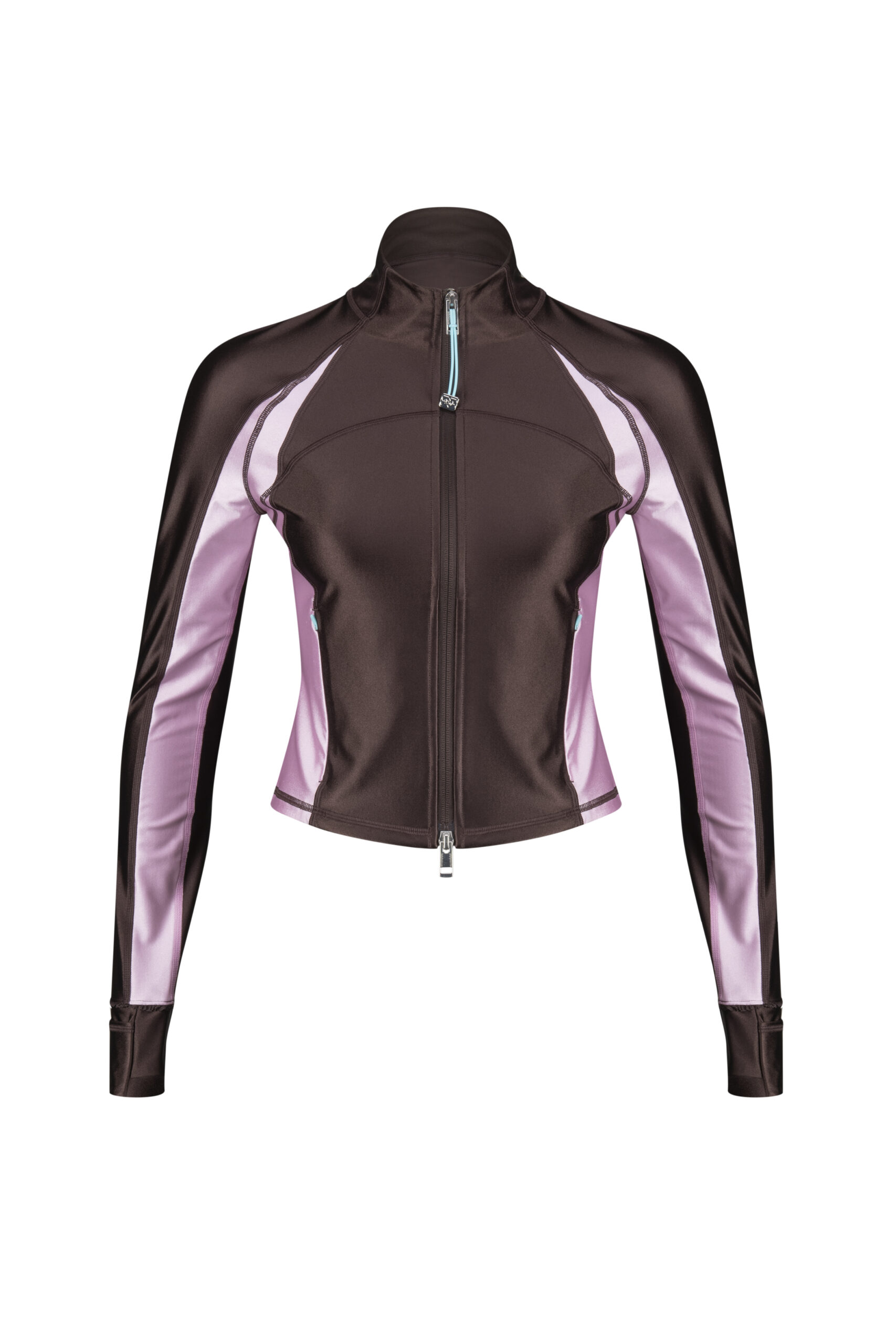 GANNI x lululemon Define Ruffle Trim Jacket, Espresso/Cherry Blossom Pink