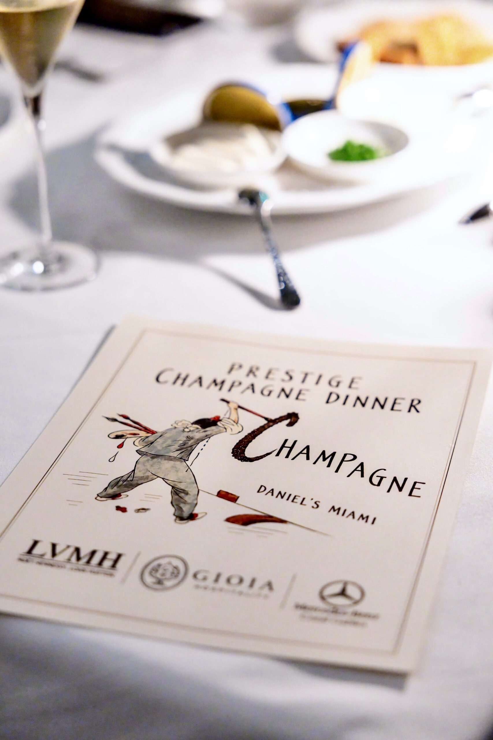 Daniel’s Miami Hosted an Exclusive LVMH Champagne & Caviar Dinner
