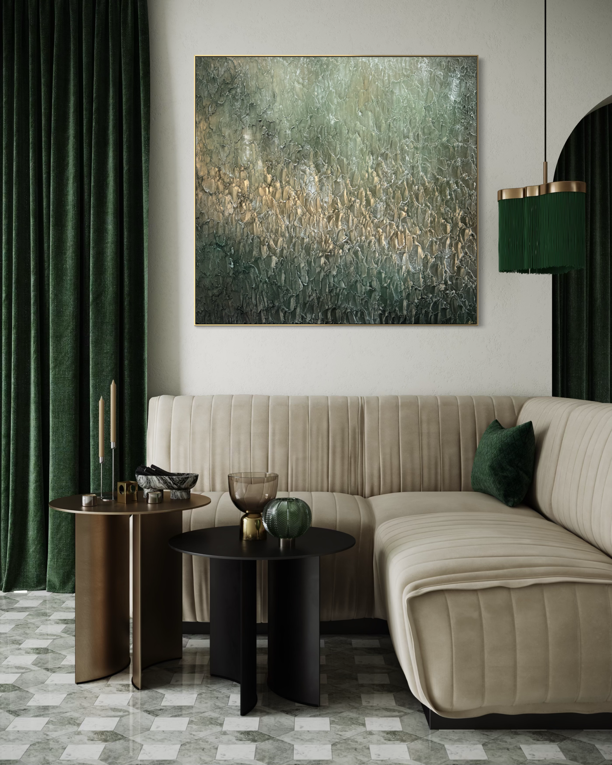 Exclusive: Jess Kelly is Bringing Her Gold-Kissed Canvases From Ireland to Atlanta (photo 4)