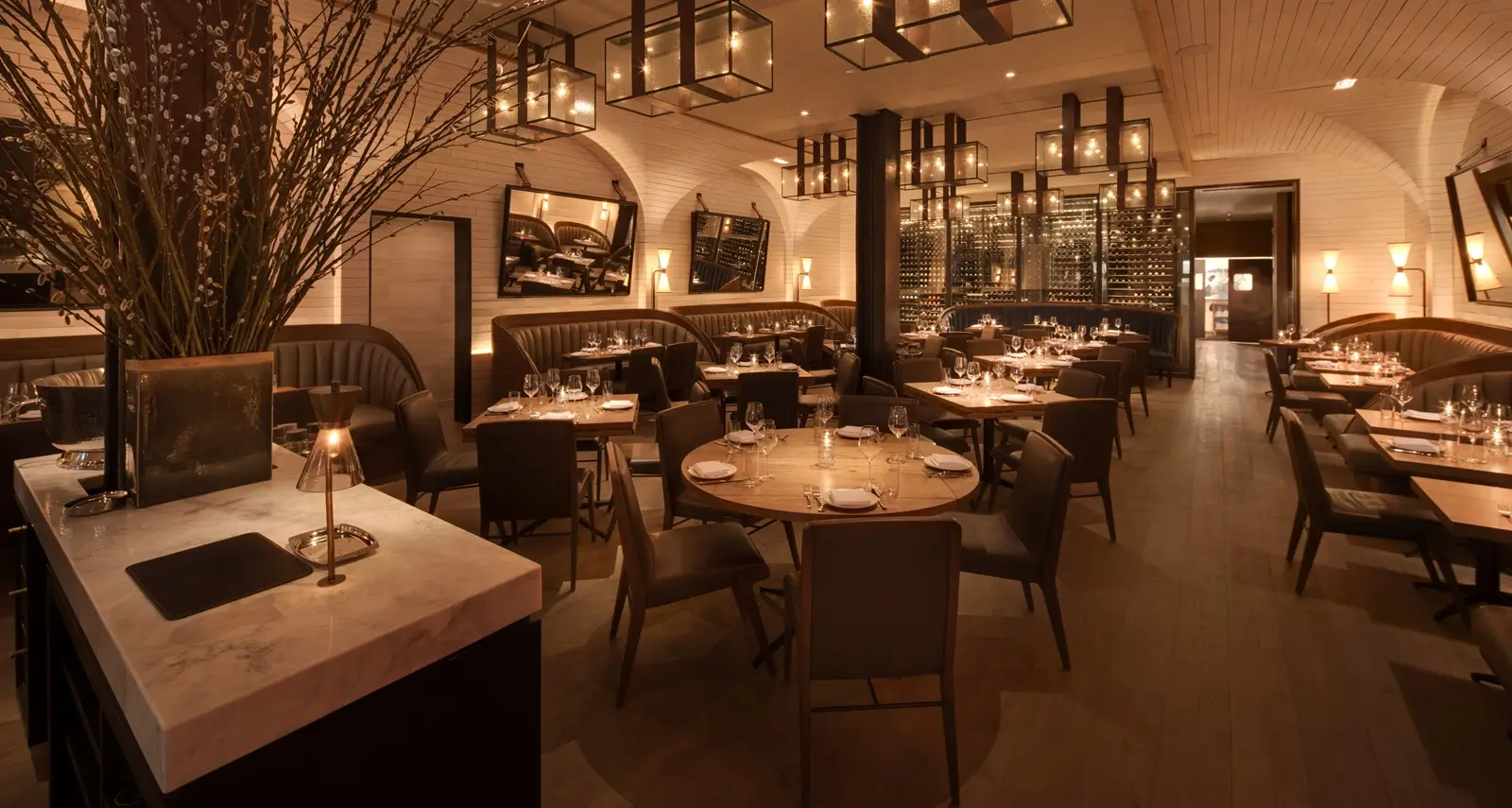 Scarpetta MainDiningOverall Image 6 - Inside LDV Hospitality’s Most Stylish Venues for Holiday Celebrations in New York