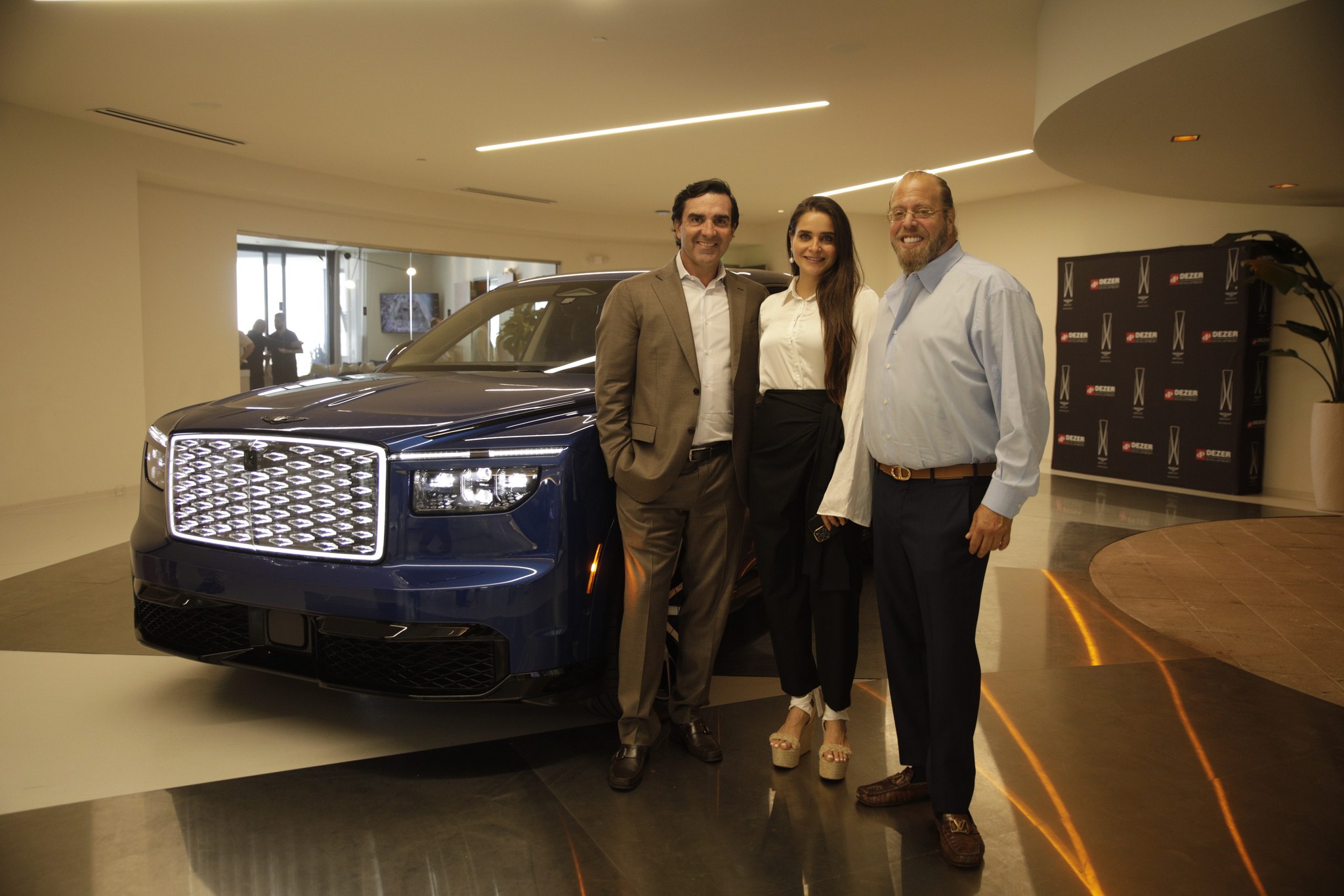 Guests with the 2027 Bentley Torcal at Bentley Residences Miami