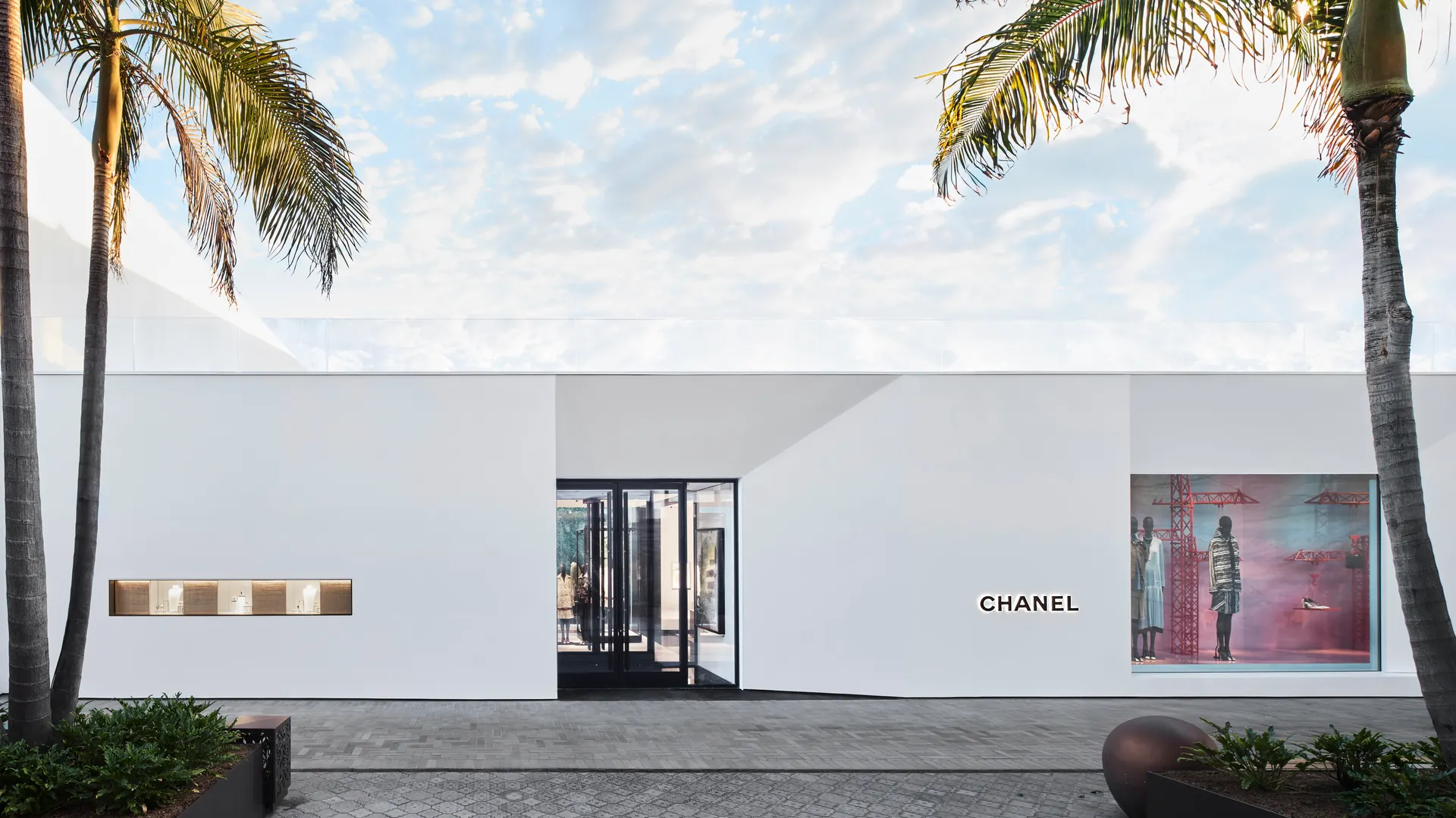 Inside Chanel’s New San Diego Boutique, Built Around a Courtyard & 18th-Century Lion