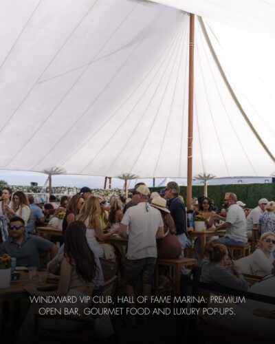 The Windward VIP Club at Hall of Fame Marina during the Fort Lauderdale International Boat Show