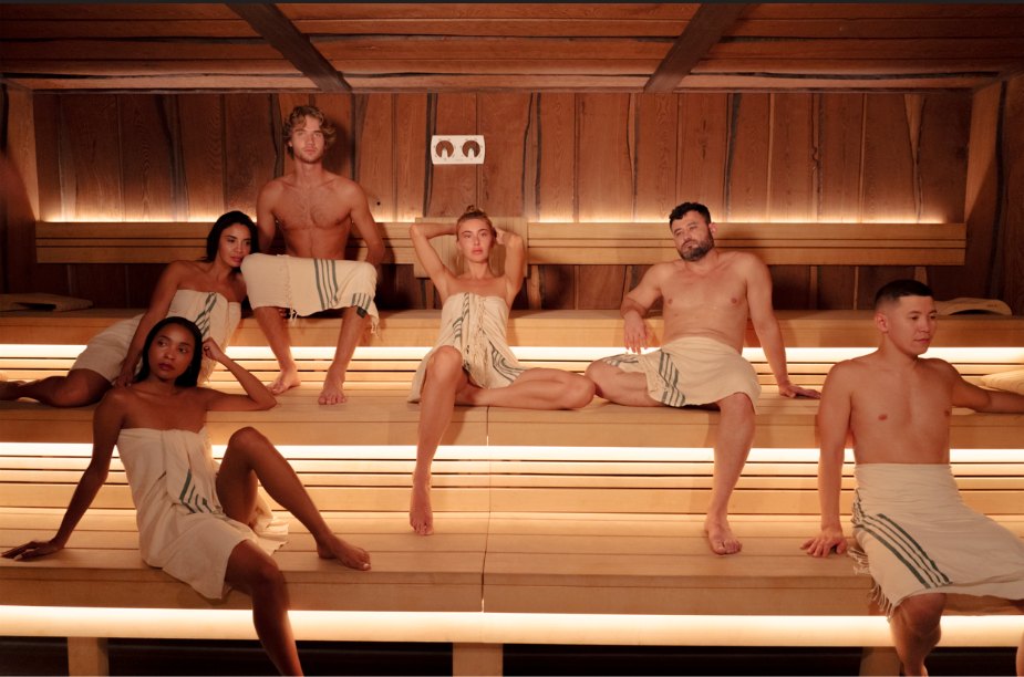 Guests relaxing in a sauna at Hürrem Hammam