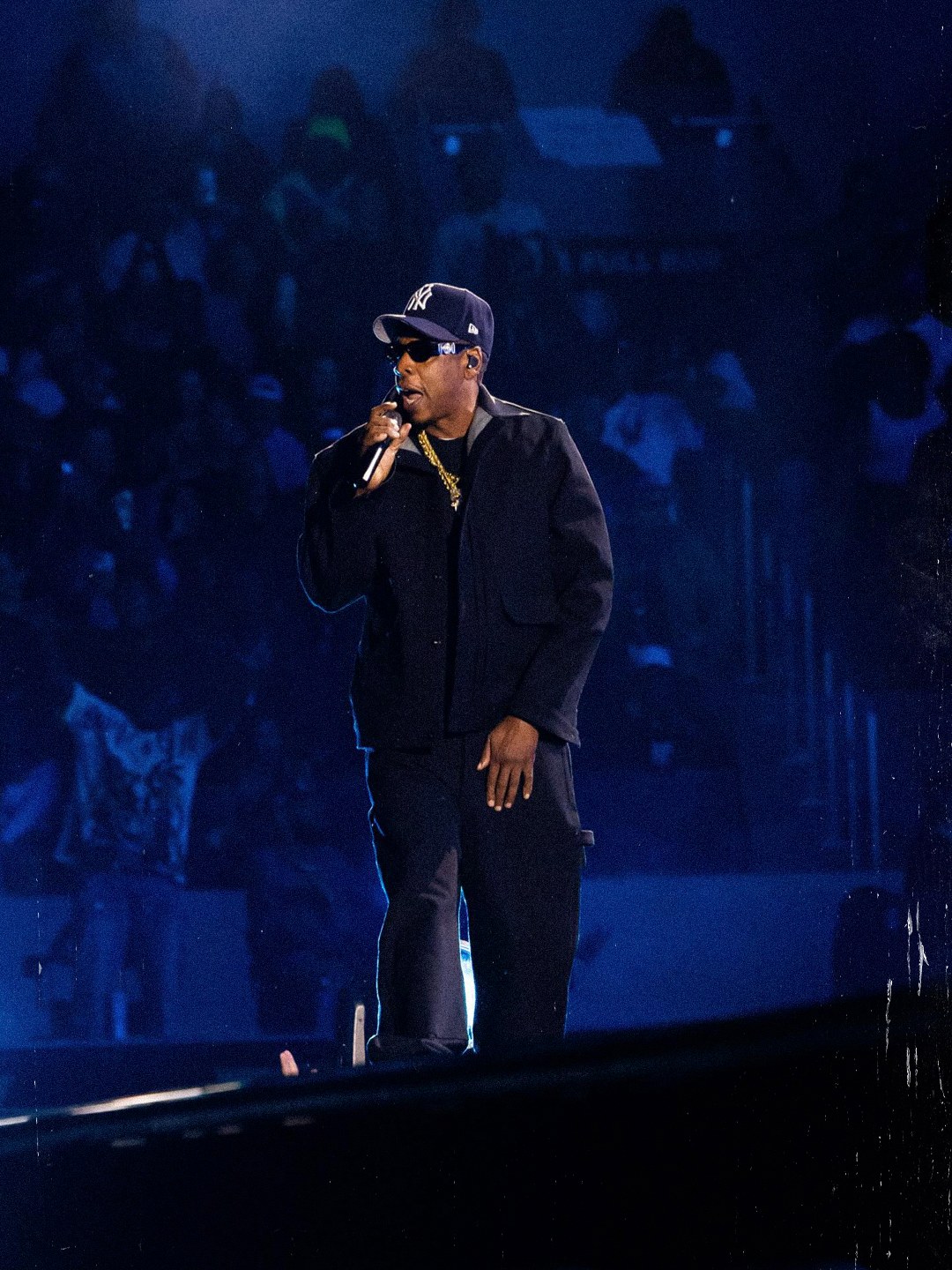 JAY-Z on stage at SoFi Stadium in Los Angeles