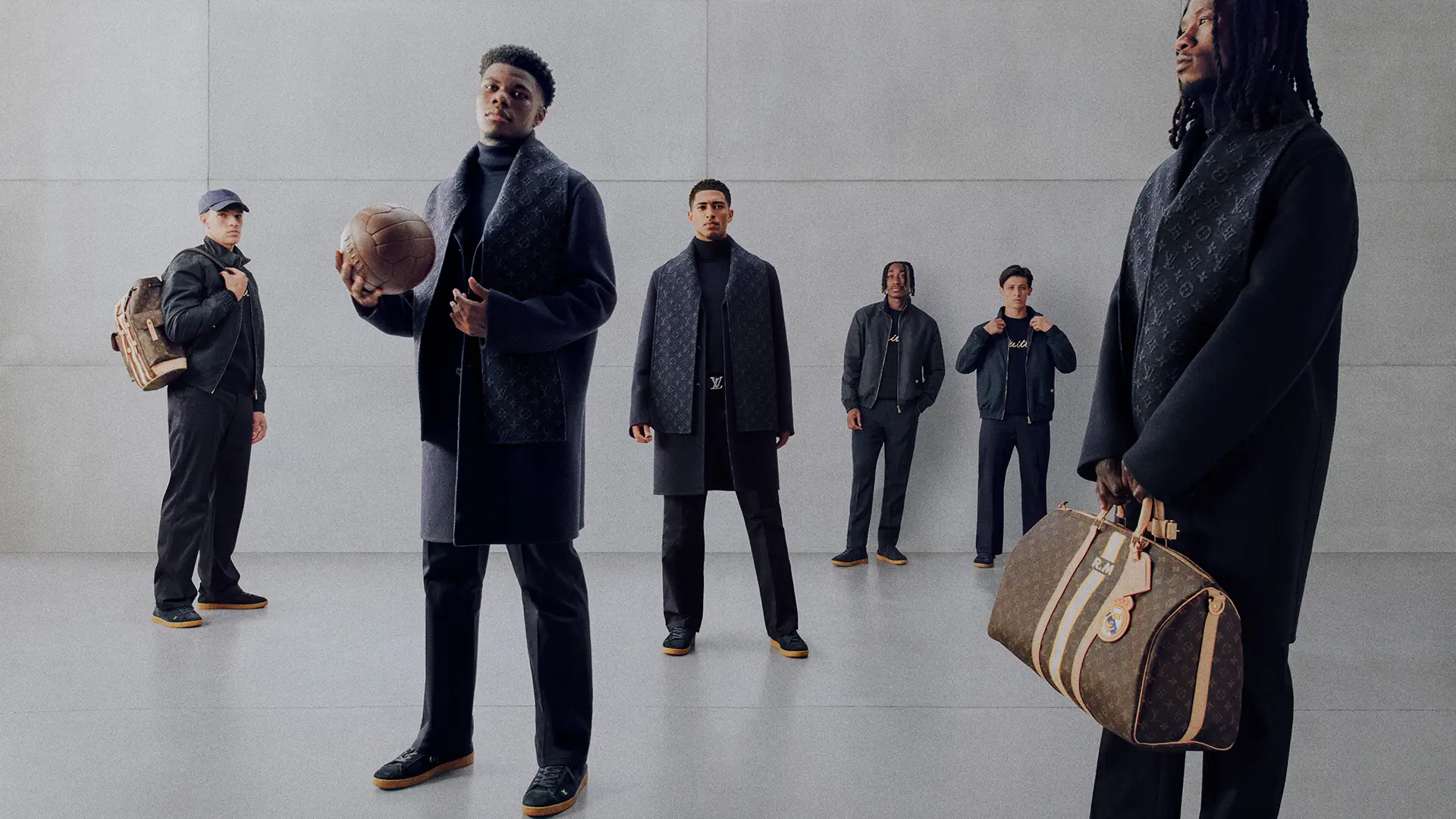 Inside Real Madrid’s New Louis Vuitton Wardrobe, Designed by Pharrell Williams