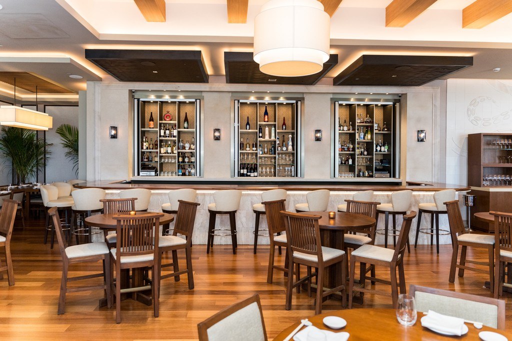 The bar at Nobu Manalapan, Eau Resort & Spa, Manalapan
