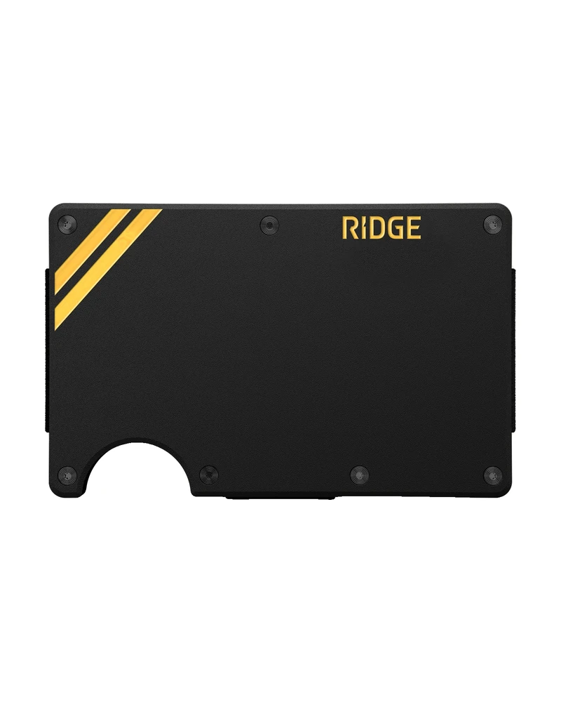 Ridge Wallet in black titanium