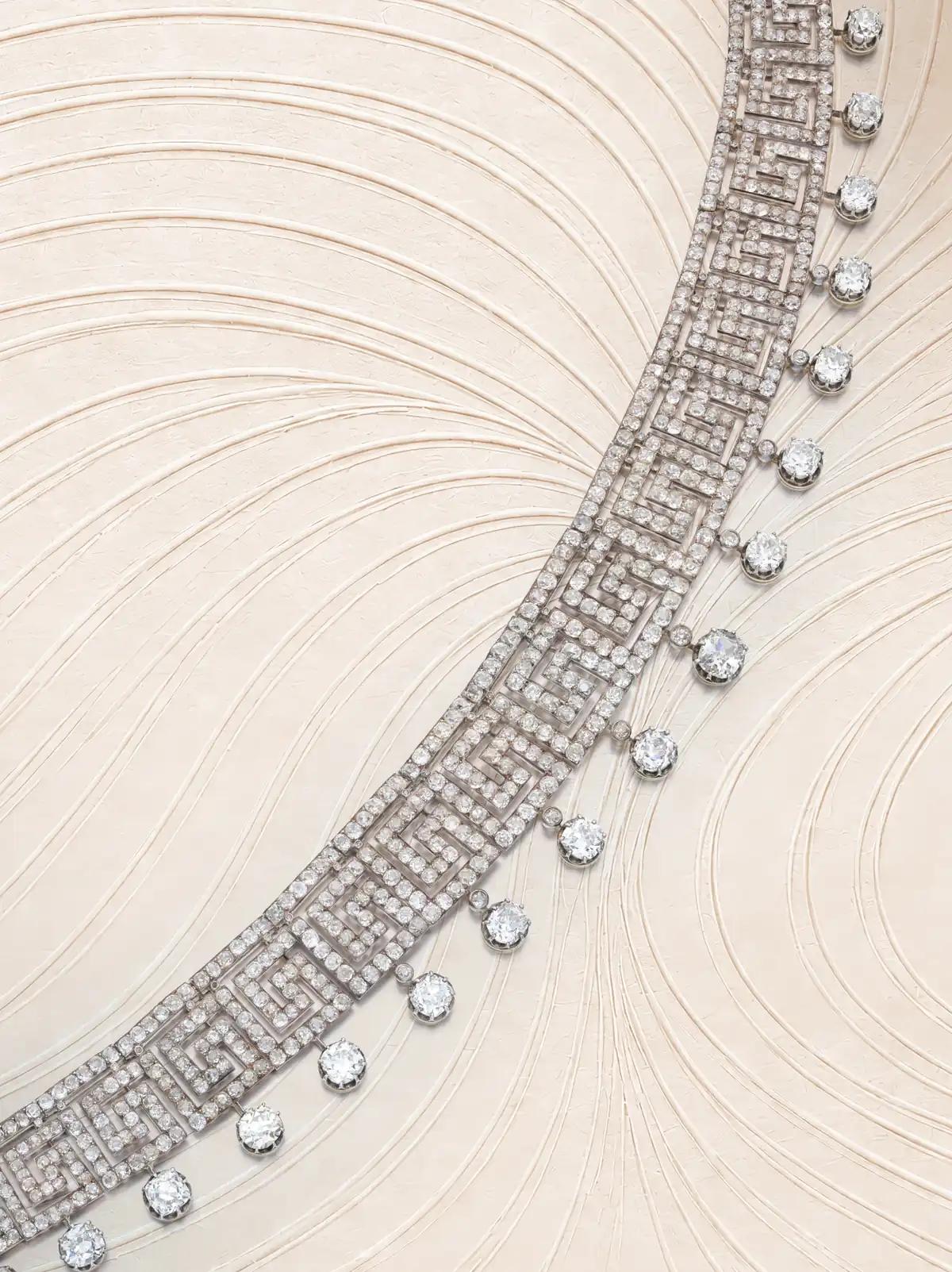 The 1862 Mellerio dits Meller Orléans diamond tiara in the Sotheby’s Geneva Royal & Noble Jewels sale
