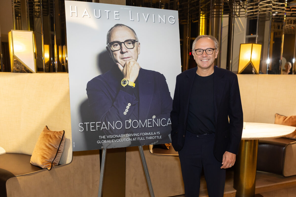 Haute Living and Fairmont Austin Toast Stefano Domenicali, President & CEO of Formula 1, During U.S. Grand Prix Week