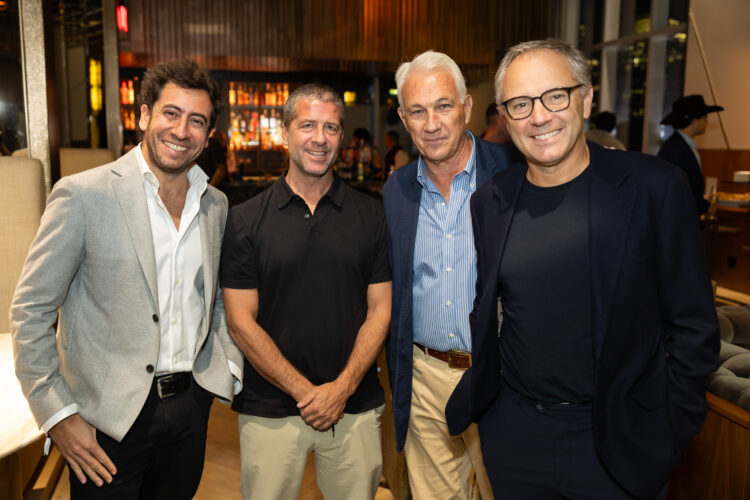 Gaston Parisier, Orlando “Orly” Terranova, Felipe McGough and Stefano Domenicali