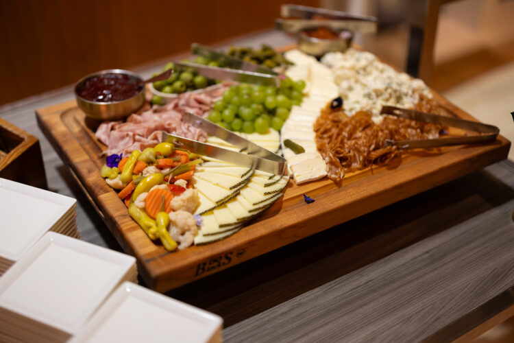 The Cheese & Charcuterie station