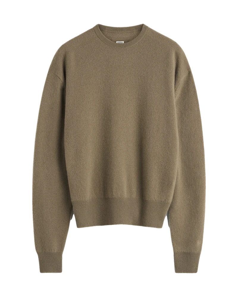 Toteme classic cashmere crewneck sweater in Hazel